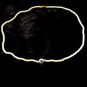 Beaded eye necklace- evil eye protection 🧿🧿